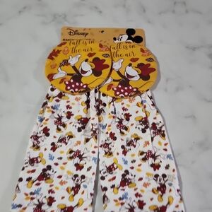 Disney Kids Pajama Bottoms - White with Red and Yellow Minnie Mouse Design